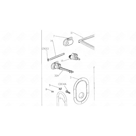 MOTORE (RIFERIMENTO 12) LAVATRICE - 423A86