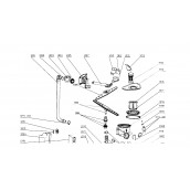 Connessione alimentazione elica, braccio superiore riferimento 1005