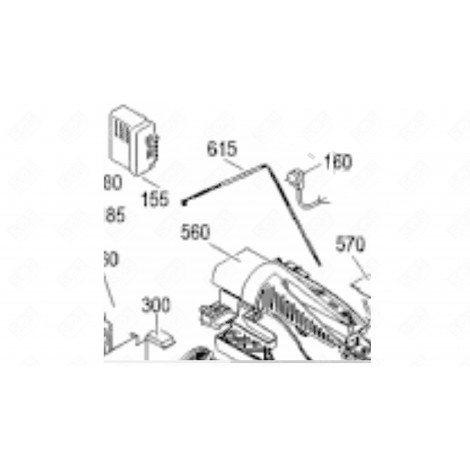 TUBO DI RISCALDAMENTO (SEGNO 615) FRIGORIFERO, CONGELATORE - 6941589