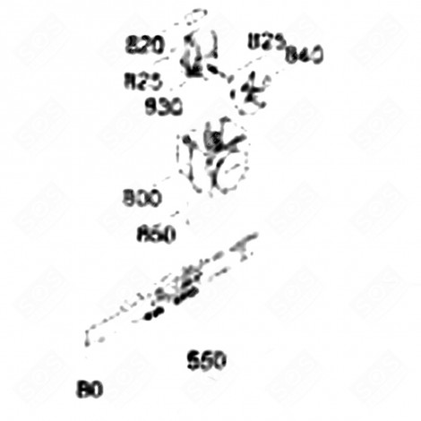 SCATOLA PANNELLO DI CONTROLLO FRIGORIFERO, CONGELATORE - 6115961