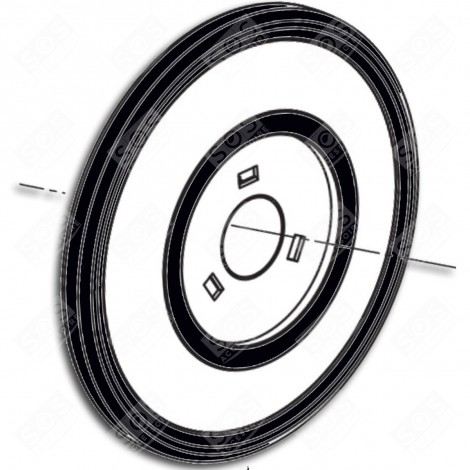 RUOTA ANTERIORE DESTRA O SINISTRA ASPIRAPOLVERE - AJW31561709