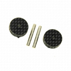 Confezione di 2 ruote + albero