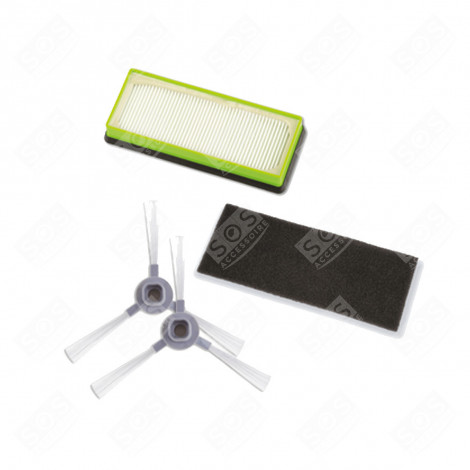 2 FILTRES + 2 BROSSETTES ROBOT ASPIRAPOLVERI AUTONOMI - ZR177002