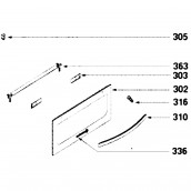 Vetro della porta (codice 302)