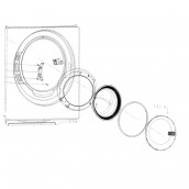 Telaio esterno oblò originale numero 1430