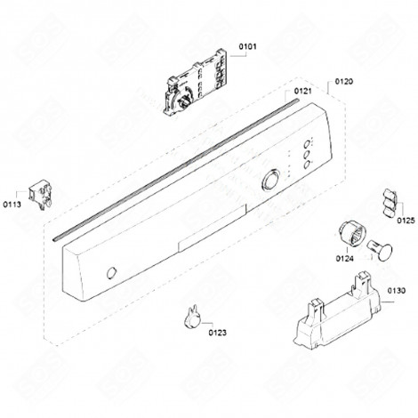 PANNELLO DI COMANDO LAVASTOVIGLIE - 00704452