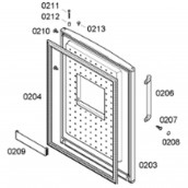 Porta del congelatore (numero di riferimento 0203)