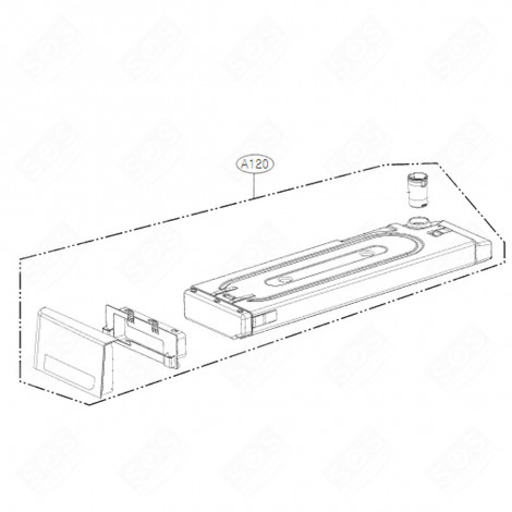 INVOLUCRO SCHERMO RIFERIMENTO A120 ASCIUGATRICE - AGL76255513