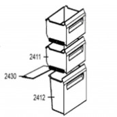 Ripiano in vetro originale
