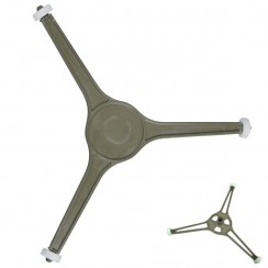 Supporto piatto rotante con ruote