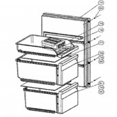 Contenitore per cubetti di ghiaccio (codice 76)