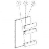 Balconcino / mensola bottiglie (codice 30)