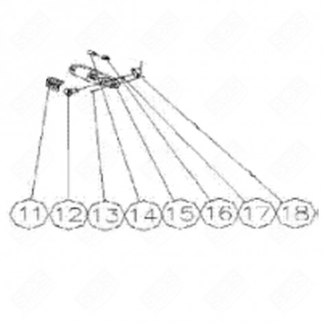 TERMOSTATO (RIFERIMENTO 18) FRIGORIFERO, CONGELATORE - 617A74