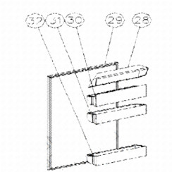 Ripiano per bottiglie (codice 32)