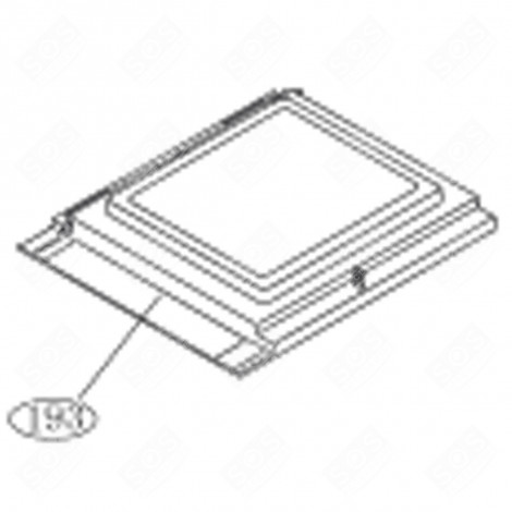 PORTA (RIFERIMENTO 193) FRIGORIFERO, CONGELATORE - 49046008
