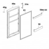 Guarnizione porta frigorifero (codice 81)