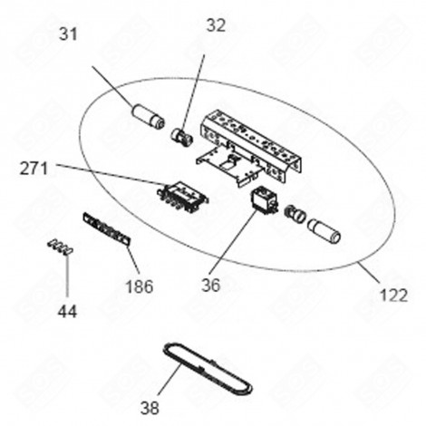 SUPPORTO LUCE (RIFERIMENTO 32) ORIGINALE CAPPA ASPIRANTE - 4055182333, 4055025235