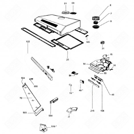 STRISCIA SILVER (CODICE 122) ORIGINALE CAPPA ASPIRANTE - C00308008