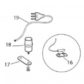 Piastra di serraggio condensatore (codice 17)