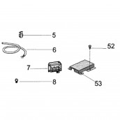 Arresto cavo alimentazione (riferimento 5) per frigorifero