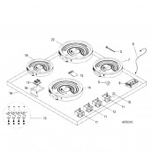 Supporto spia residua (riferimento 16)