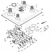 Cavo di alimentazione piano cottura (codice 49)