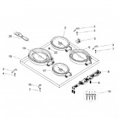 Molla di fissaggio (riferimento 5)