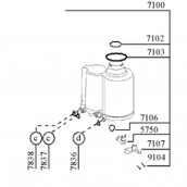 Guarnizione addolcitore (codice 710)