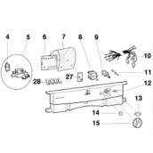 Lampada di controllo rossa (codice 11)