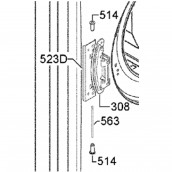 Perno di fissaggio superiore (codice 563)