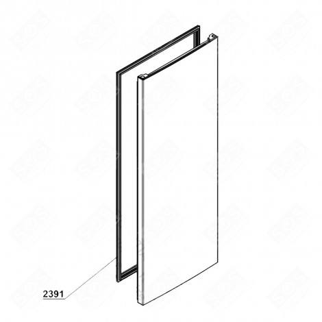 JOINT DE PORTE (PARTIE RÉFRIGÉ FRIGORIFERO, CONGELATORE - 4633084800, 4669522400