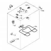 Vetro interno della porta (riferimento 3)