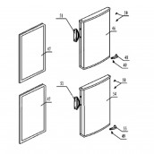 Guarnizione porta frigorifero (codice 47)