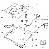 Supporto Ugello Iniettore Anteriore Sinistro (Riferimento 248)
