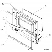 Vetro esterno della porta (codice 178)