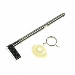 Pulsante + asse di blocco