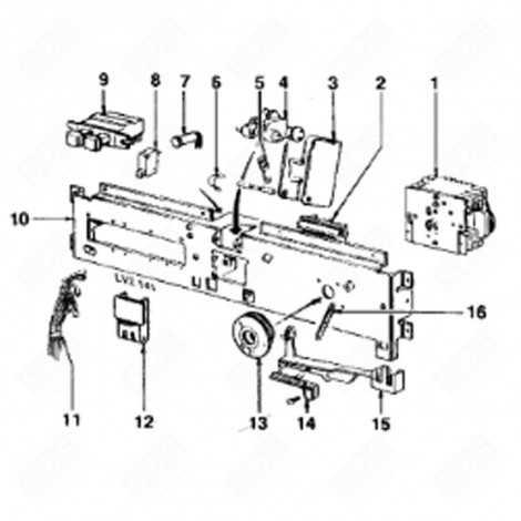 SERRATURA (CODICE 3) LAVASTOVIGLIE - 31X2458