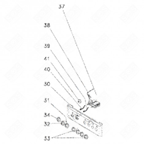 PANNELLO (CODICE 30) FORNI, FORNELLI ELETTRICI E A GAS - 95X3310