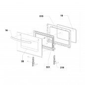 Controporta con vetro (codice 531)