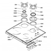 Pulsante nero (codice 500) originale