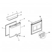 Porta del congelatore (numero di riferimento 5)