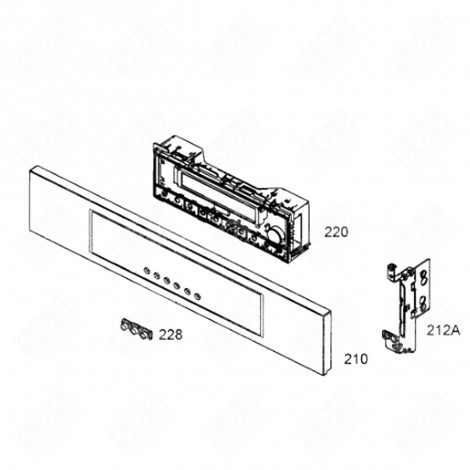 PULSANTE FORNI, FORNELLI ELETTRICI E A GAS - 3306185202