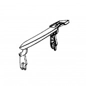 Leva di apertura rossa