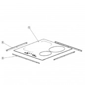 Piano di cottura in vetroceramica (segno 1)