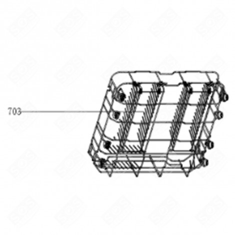 CESTELLO INFERIORE LAVASTOVIGLIE - LA000531, 12976000001464