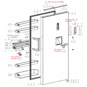 Mensola bottiglie (codice 38)