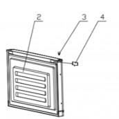 Porta Freezer Bianco (codice 2)