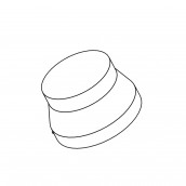 Adattatore in plastica 150-200
