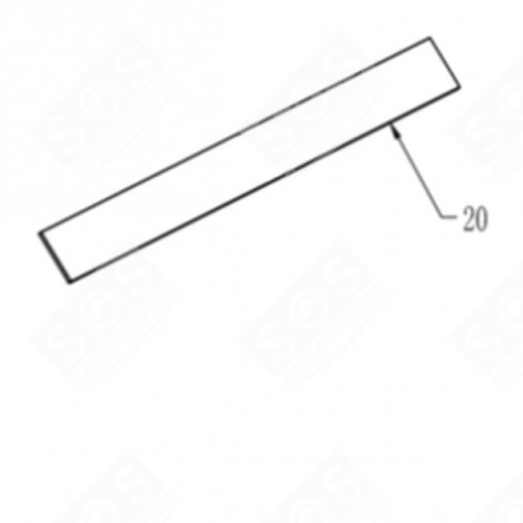 VISIERA IN VETRO FORNI, FORNELLI ELETTRICI E A GAS - CU004843
