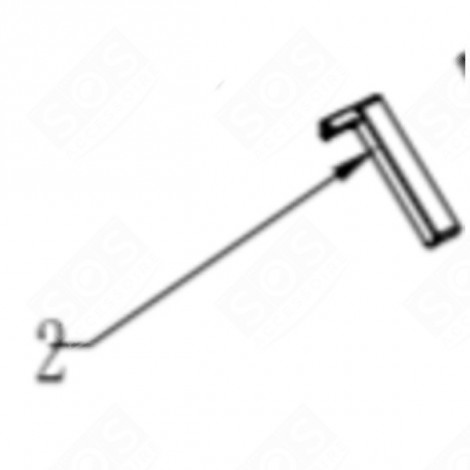 SUPPORTO VETRO SINISTRO FORNI, FORNELLI ELETTRICI E A GAS - CU004857